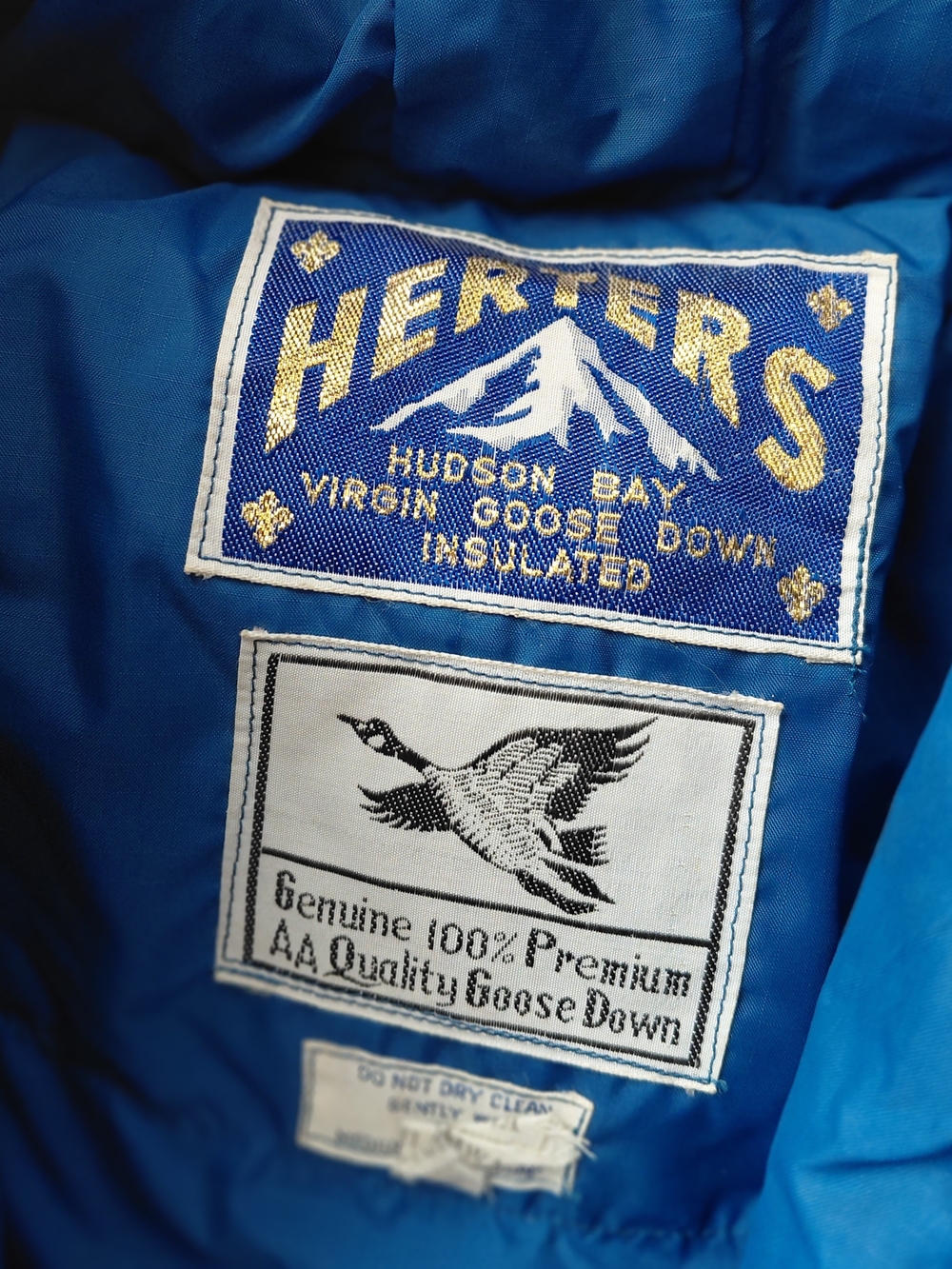 VINTAGE 60s/70s Herter’s Hudson Bay Goose Down Bunting Bag - Rare Collectible